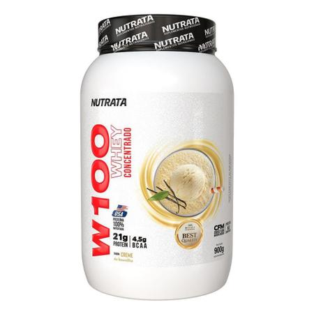 Imagem de W100 Whey Protein 100% Concentrado 900g Nutrata