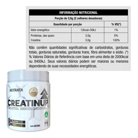 Imagem de W100 Whey Protein Refil 900g + Creatina Monohidratada Creatin Up 300g + Coqueteleira 500 ml - Nutrata