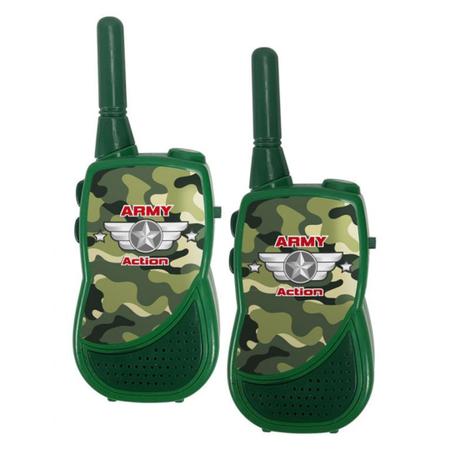 Imagem de Walkie Talkie Army Action Radio de Comunicação Radinho Infantil DM Toys DMT6172