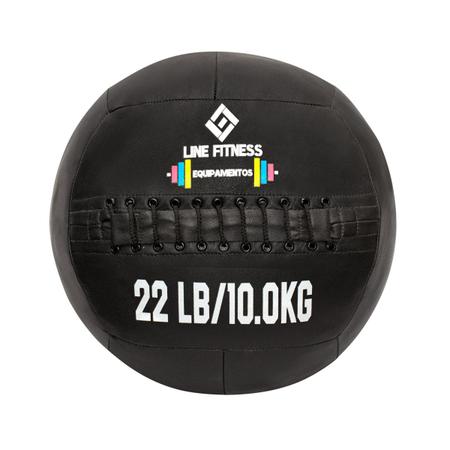 Imagem de Wall Ball Em Couro 22lb/10kg