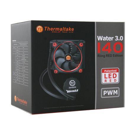 Imagem de Water Cooler Thermaltake 3.0 Riing Red 140 All-In-One LCS CL-W150-PL14RE-A