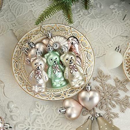 WBHome 105ct Assorted Christmas Ball Ornaments Set - Silver and
