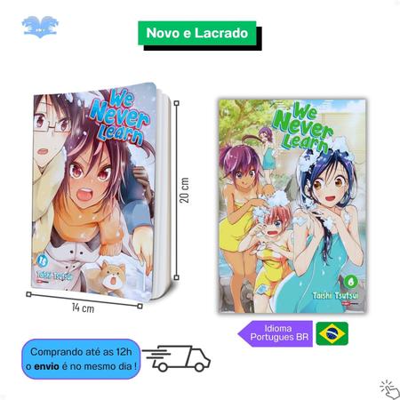 We Never Learn BOKUBEN Mangá Vol. 6 Ao 15 - KIT Bokutachi wa Benkyou ga  Dekinai Em Português - Livros de Saúde e Bem Estar - Magazine Luiza