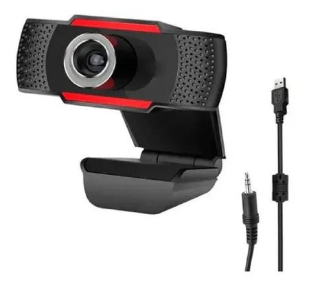Imagem de Webcam Câmera Notebook Computador Microfone Usb Hd 1080p Home Ofice Teans Zoom Meet Hangouts