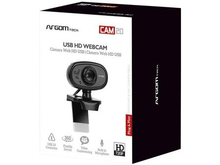 Imagem de Webcam HD Argom CAM20 720MP