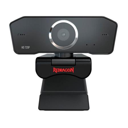 Imagem de Webcam Redragon Streaming Fobos, HD 720p, 2 Microfones, Redução de Ruídos - GW600-1