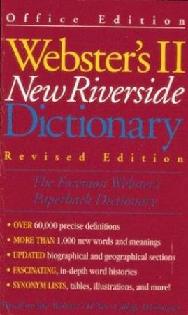 Imagem de Webster ii new riverside dictionary