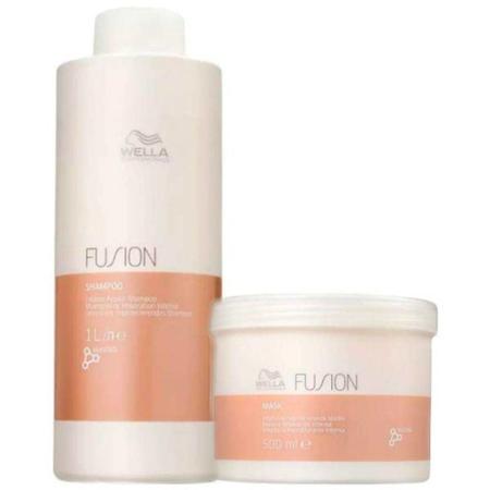 Imagem de Wella Fusion Intense Repair Kit - Shampoo 1L + Máscara 500ML