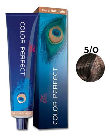 Imagem de Wella  Professionals Color Perfect 5/0 Castanho Claro 60ml