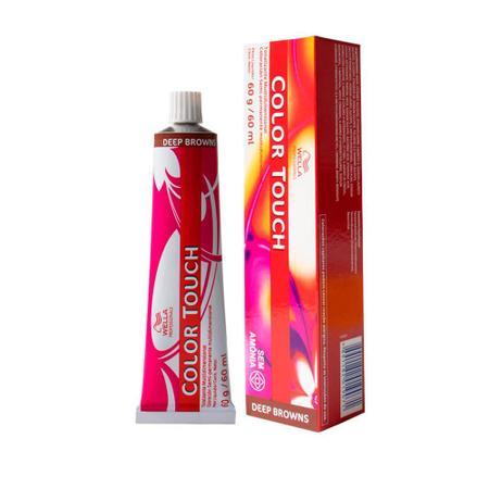 Wella Professionals Color Touch Deep Browns 7/73 Louro Medio Marrom Dourado - Tonalizante 60g Imagem de Wella Professionals Color Touch Deep Browns 7/73 Louro Medio Marrom Dourado - Tonalizante 60g