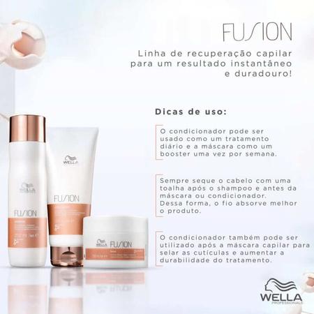 Imagem de Wella Professionals Fusion Shampoo 250ml + Condicionador 200ml + Máscara 150ml