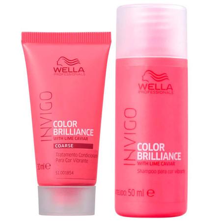 Imagem de Wella Professionals Invigo Color Brilliance Kit  Shampoo + Máscara Travel Size