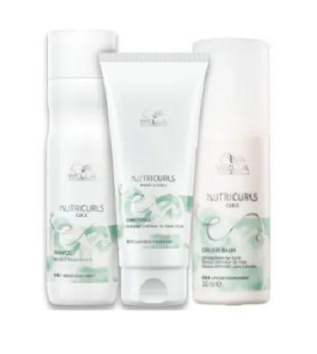 Imagem de Wella Professionals Nutricurls Shampoo 250ml+Condicionador 200ml+Leave-in 150ml