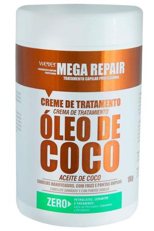 Creme De Tratamento Oleo De Coco Mega Repair Wever 1Kg