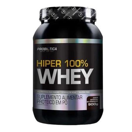 Imagem de Whey 100% Hiper Whey 900g Pote Chocolate Probiotica