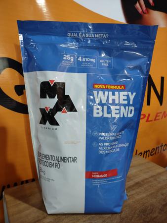 Whey Blend 1 8Kg Nova F rmula Max Titanium Massa Muscular