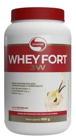 Imagem de Whey Fort 3W Baunilha Vitafor 900g