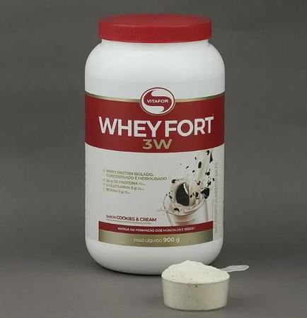 Imagem de Whey Fort 3W Cookies e Cream 900g - VITAFOR