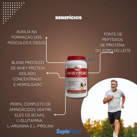 Imagem de Whey Fort 3W Proteína Whey Protein Hidrolisado 900g Vitafor