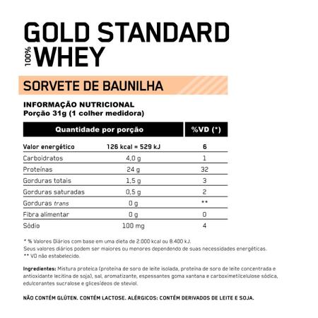 Imagem de Whey Gold Standard 100% 2,27kg - Vanilla - Optimum Nutrition