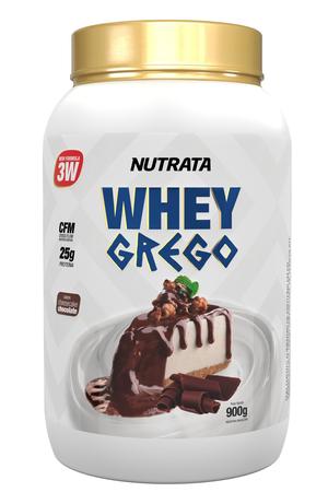 Imagem de Whey Grego 900g Cheescake de Chocolate + Whey Grego Bar C/12 unidades  - Nutrata