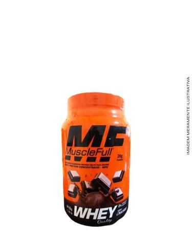 Whey Protein 100% Concentrado 810g - Muscle Full Imagem de Whey Protein 100% Concentrado 810g - Muscle Full