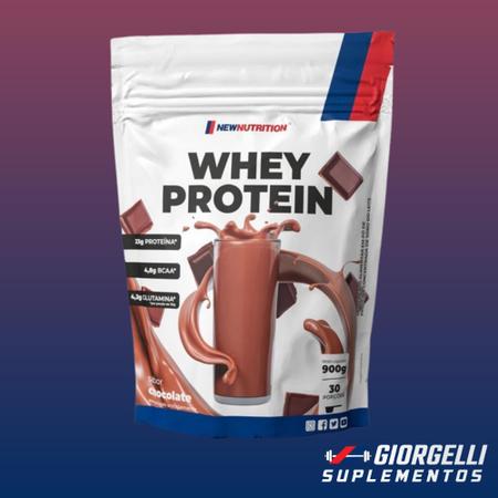 Imagem de whey protein concentado  900g New Nutrition