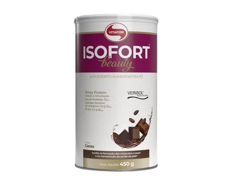 Imagem de Whey Protein Isofort Beauty Verisol Cacau 450G - Vitafor