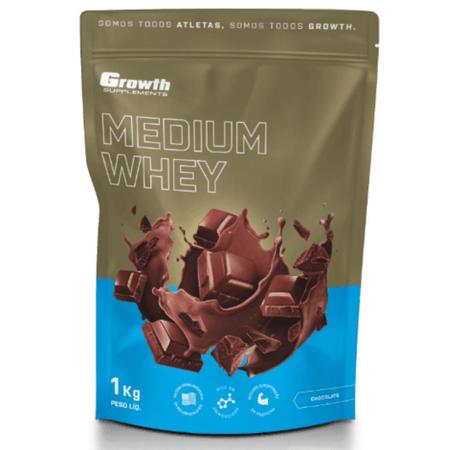 Imagem de Whey Protein Medium 1Kg Chocolate Growth Supplements