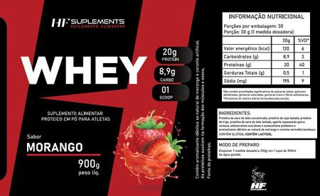 Imagem de Whey Protein Morango 900G + Creatina 3G 120 Capsulas Pura