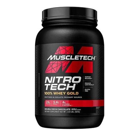 Imagem de Whey Protein Nitro Tech 100% Whey Gold 907G Muscle Tech