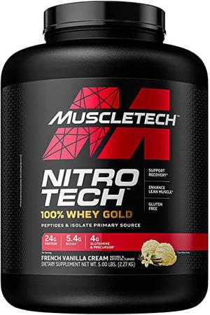 Imagem de Whey protein nitrotech gold baunilha 2.27 kg - muscletech