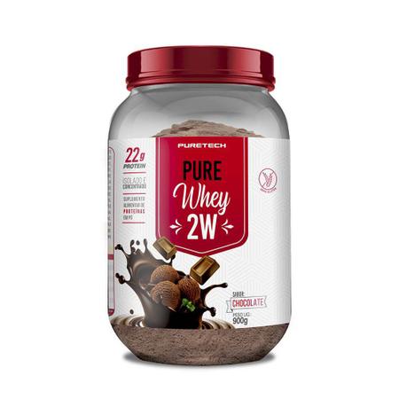 Whey Protein Pure Whey 2W 900g Puretech Massa Muscular
