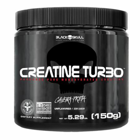 Imagem de Whey Protein Turbo 907g + Creatina Turbo 150g Black Skull