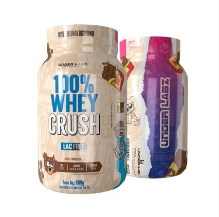 Imagem de Whey Zero Lactose 100% Whey Protein Crush 900g - Under Labz