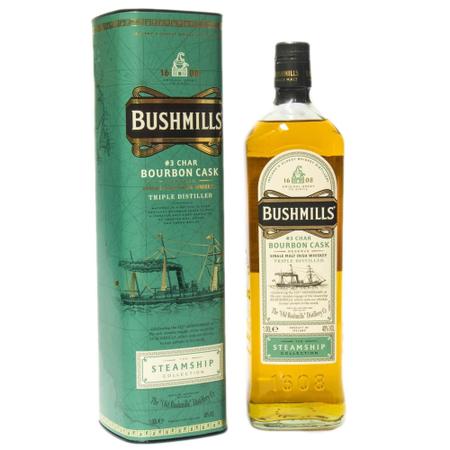 Imagem de Whisky Bushmills 3 Char Bourbon Cask Steamship - 1 Litro