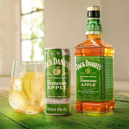 Imagem de Whisky de Maçã Verde Jack Daniel's Apple 700ml 6 Unidades