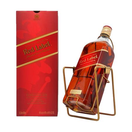 Imagem de Whisky Johnnie Walker Red Label 3l + Suporte Balanço