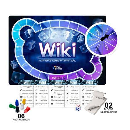 Wiki Jogo Comunicação Mímica Desenho Criança Pais e Filhos - Outros Jogos -  Magazine Luiza