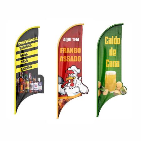 Imagem de Wind Banner 3D Vela Dupla Face Somente Tecido 170X70Cm