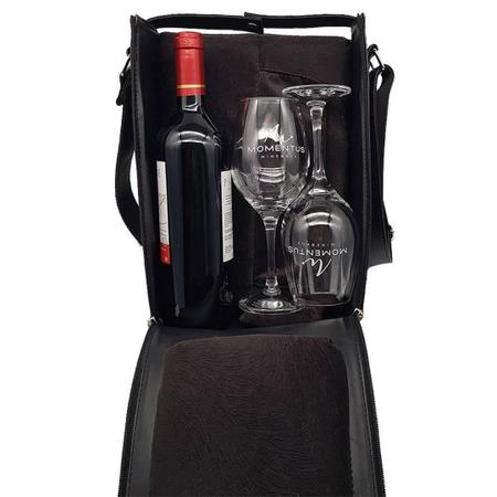 Wine Bag Bolsa Para Vinhos Momentus Lisboa Preta Bolsa T rmica