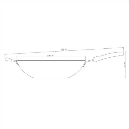 Imagem de Wok Tramontina Loreto Alumínio Revestimento Antiaderente Starflon T1 Vermelha 36 cm 6 L