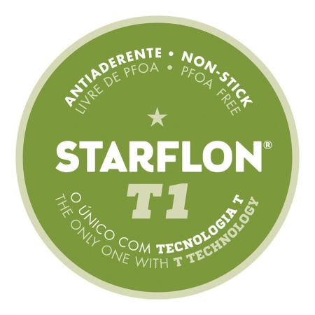 Imagem de Wok Tramontina Loreto em Alumínio com Revestimento Interno Antiaderente Starflon T1 com Tampa de Vid