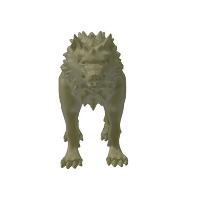 Imagem de Wolf Decoração 3D