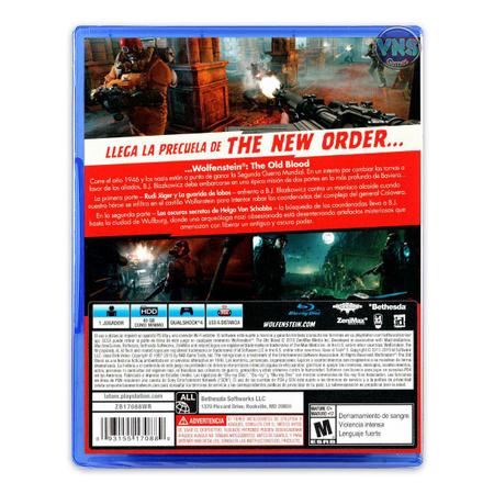 Wolfenstein: The New Order para PS4 - Bethesda - Jogos de Ação - Magazine  Luiza