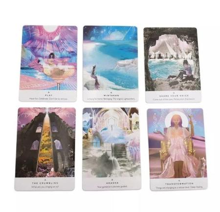 Imagem de Work Your Light Oracle Cards Deck Oráculo Trabalhe Sua Luz Baralho de Cartas de Tarô