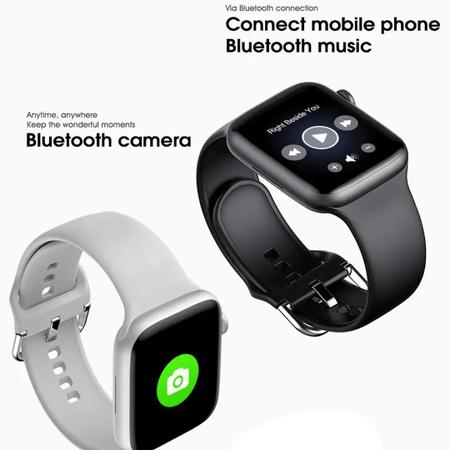 Imagem de  X8 Max Pro Relógio Inteligente Com foto personalizada e troca de pulseira, Série 8 Smartwatch Bluetooth 