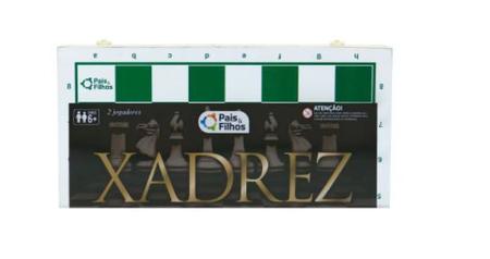 Jogo de Tabuleiro de Xadrez com Caixa de Madeira 40 cm - 2828 - Pais e  filhos - Jogo de Dominó, Dama e Xadrez - Magazine Luiza