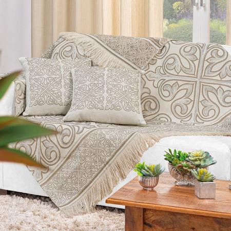 5 modelos de mantas estampadas para sofá