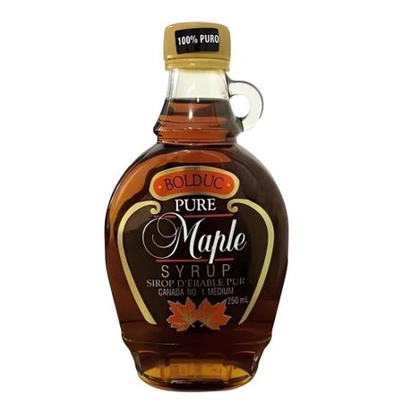 Xarope Bordo Maple Syrup 100% Puro, Calda para Panquecas, Bolduc